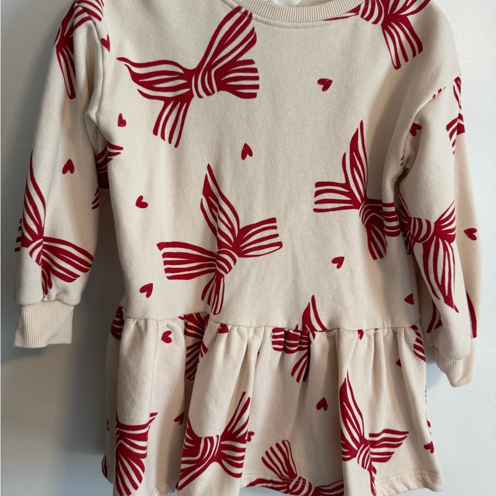 H&M Kids Casual Dress - Cream and Red
